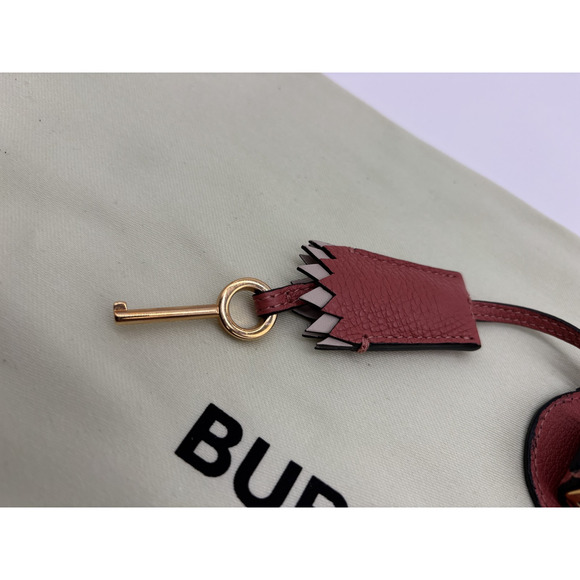Burberry Burgundy Key Charm with Tassel & Lock Detail – NWT - Picture 2 of 3